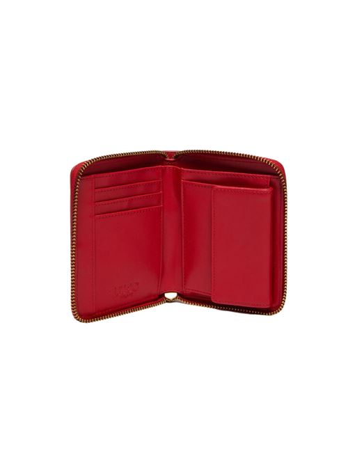 Portafoglio Donna rosso con dettaglio a righe in gros grain LIU JO | AA4034-E003181551